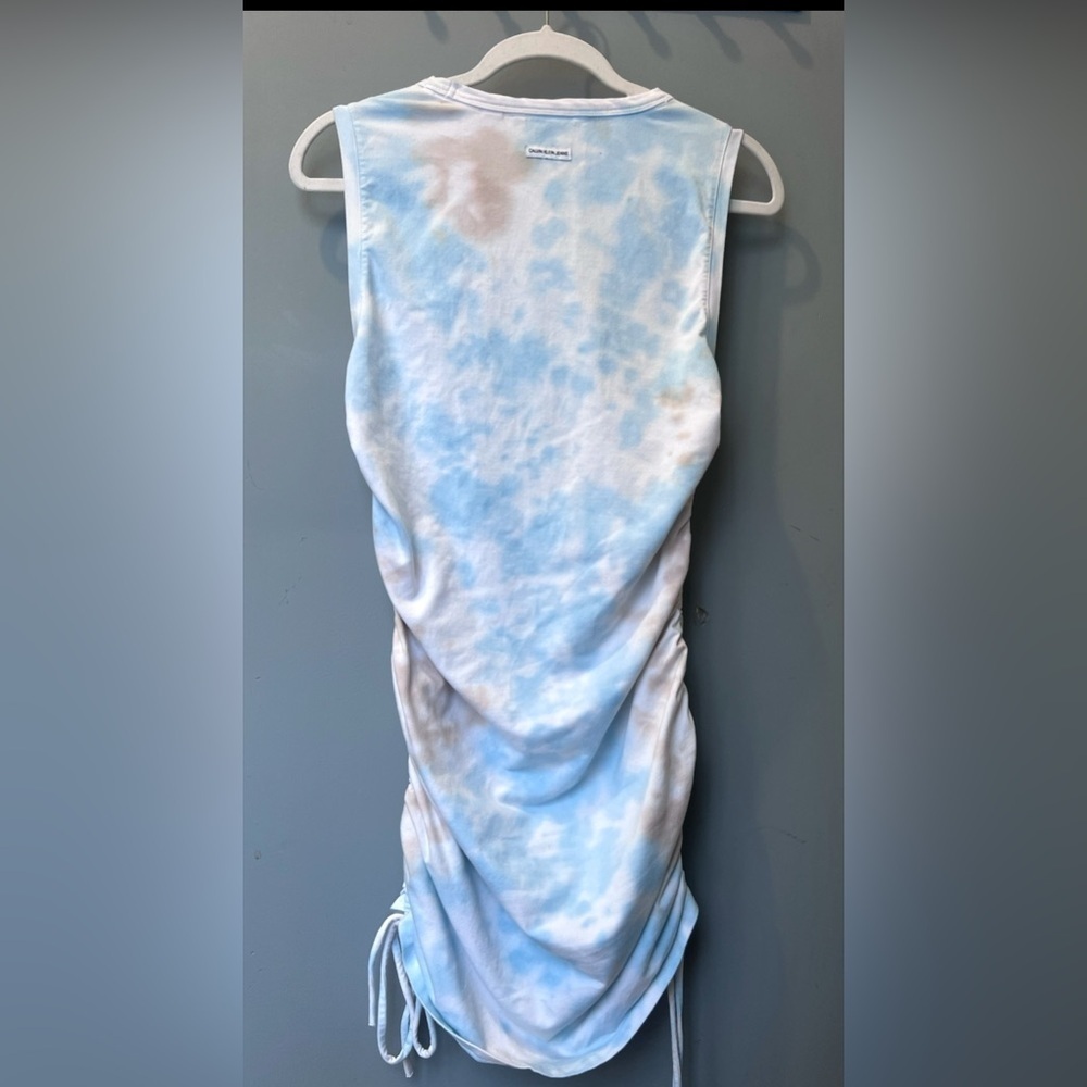 Calvin Klein Jeans Cinched-Side sleeveless dress size M - Picture 9 of 10